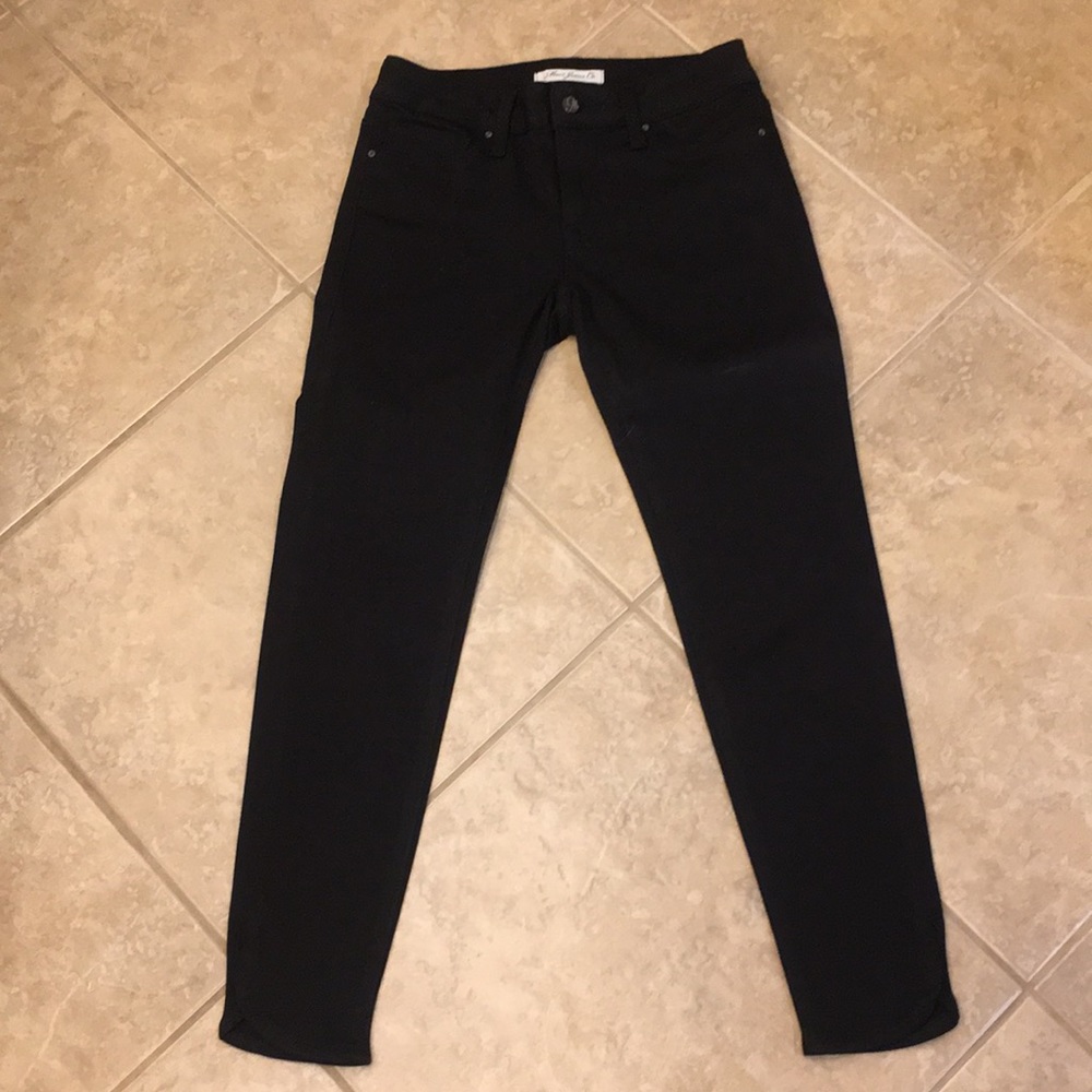 Navi Black Stretch Ankle Jean